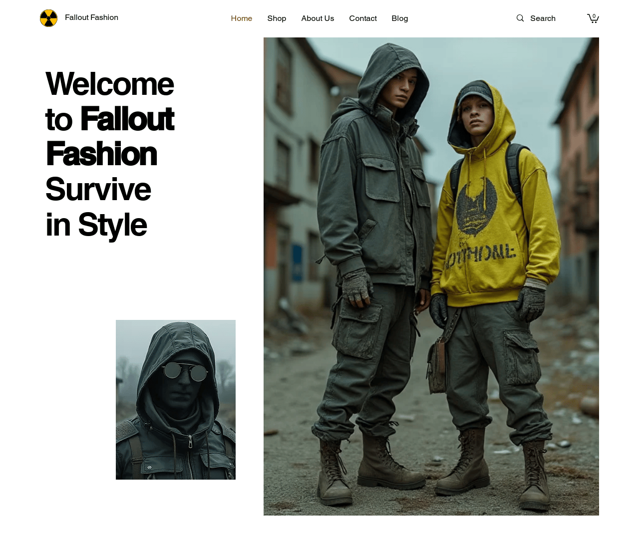 Buy Online Store Post-Apocalyptic Fashion Sustainable Fashion